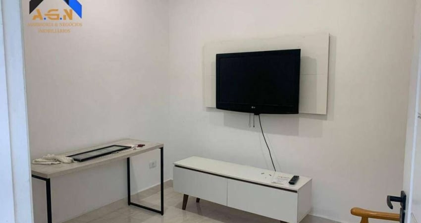 Apartamento com 1 dormitório para alugar, 40 m² por R$ 1.365/mês - Vila Ré - São Paulo/SP