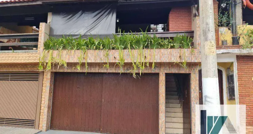 Sobrado com 4 dormitórios à venda, 98 m² por r$ 700.000,00 - gramado - embu das artes/sp