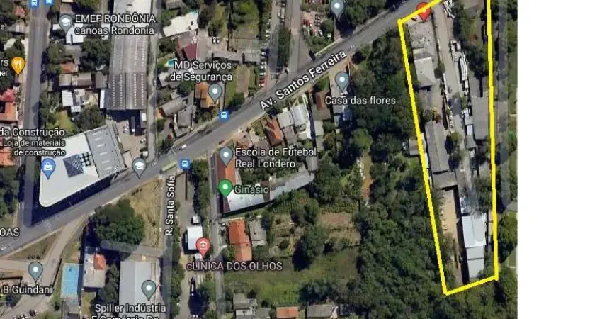Terreno à venda na Avenida Santos Ferreira, --, Nossa Senhora das Graças, Canoas