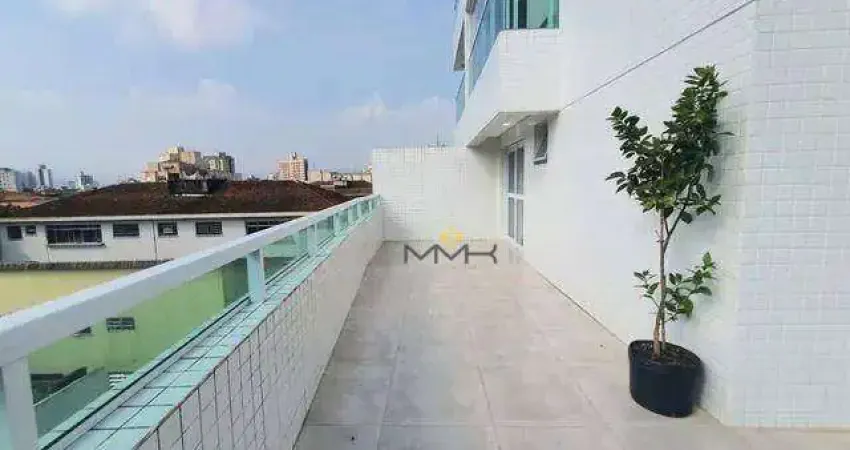 Apartamento Garden, 95 m² - venda por R$ 755.000,00 ou aluguel por R$ 5.000,02/mês - Embaré - Santos/SP