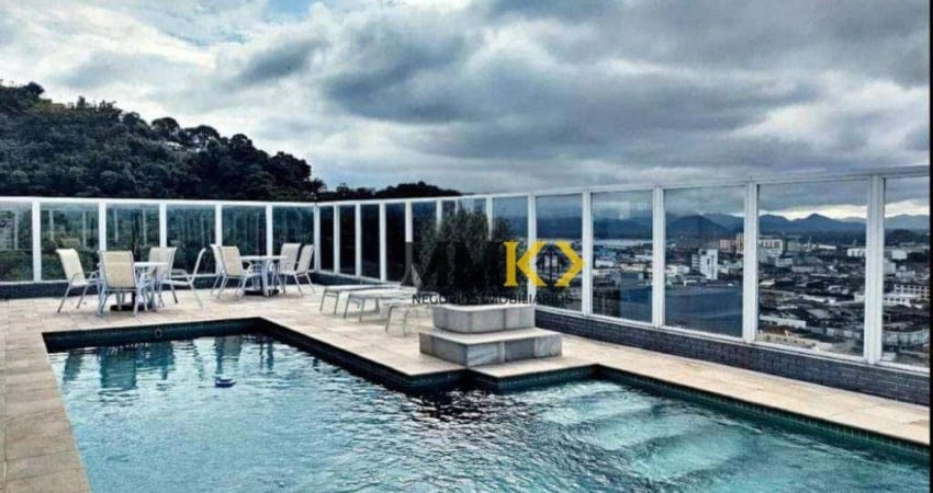 Apartamento com 2 quartos para alugar na Vila Mathias, Santos 