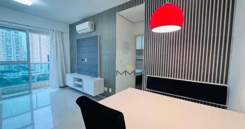 Apartamento com 1 dormitório para alugar, 53 m² por R$ 3.800,02/mês - José Menino - Santos/SP