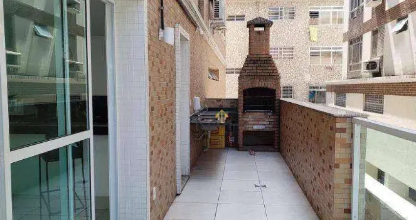 Apartamento com 3 dormitórios à venda, 98 m² no Marapé - Santos/SP