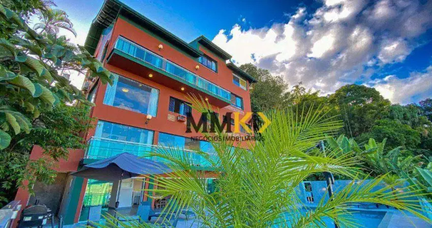 CASA DE LUXO COM 6 QUARTOS NO MORRO SANTA TEREZINHA EM SANTOS - LUXO