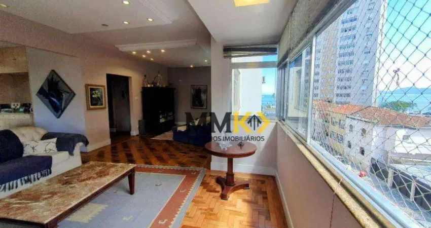 Apartamento com 4 dormitórios à venda, 169 m² por R$ 850.000,00 - Ponta da Praia - Santos/SP