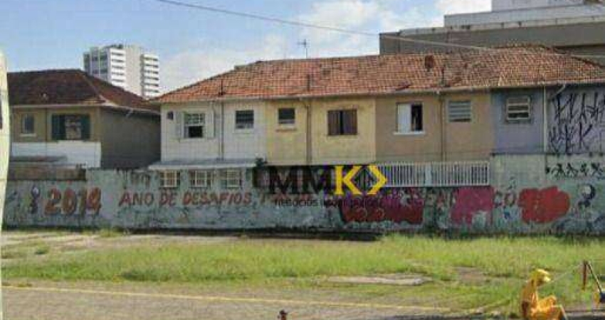 Terreno comercial à venda na Vila Mathias, Santos 