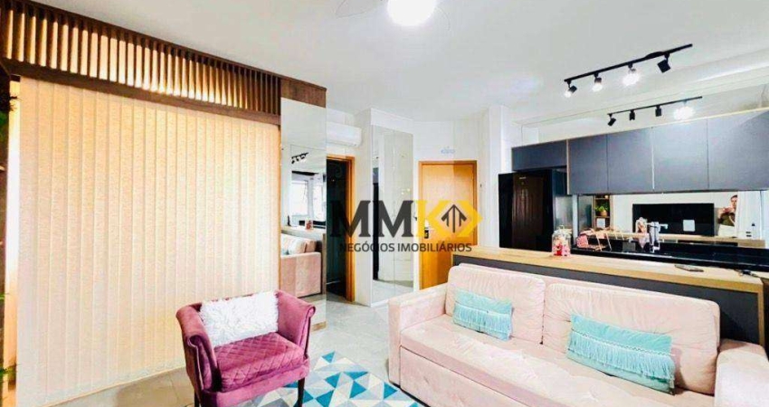 APARTAMENTO DE ALTO LUXO DE 1 DORMITÓRIO COM LAZER COMPLETO NO BOQUEIRÃO