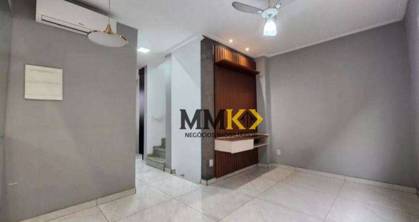 Village com 2 dormitórios, 130 m² - venda por R$ 542.000,00 ou aluguel por R$ 4.069,00/mês - Estuário - Santos/SP