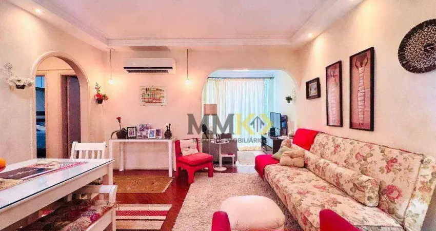 APARTAMENTO EXCELENTE HÁ UMA QUADRA DA PRAIA DA APARECIDA, 3 DORMS, 1 SUÍTE E 101M