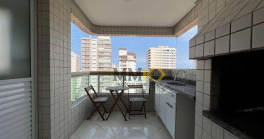 Apartamento com 1 dormitório à venda, 60 m² por R$ 395.000,00 - Aviação - Praia Grande/SP