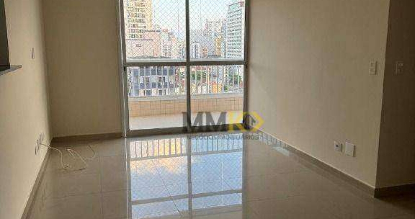 Apartamento com 3 dormitórios para alugar, 110 m² por R$ 6.500,02/mês - Encruzilhada - Santos/SP