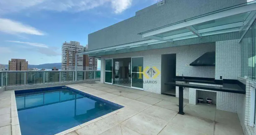 Cobertura com 3 dormitórios à venda, 289 m² no Gonzaga - Santos/SP