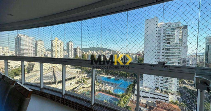 Apartamento com 3 dormitórios à venda, 165 m² por R$ 2.870.000,00 - Embaré - Santos/SP