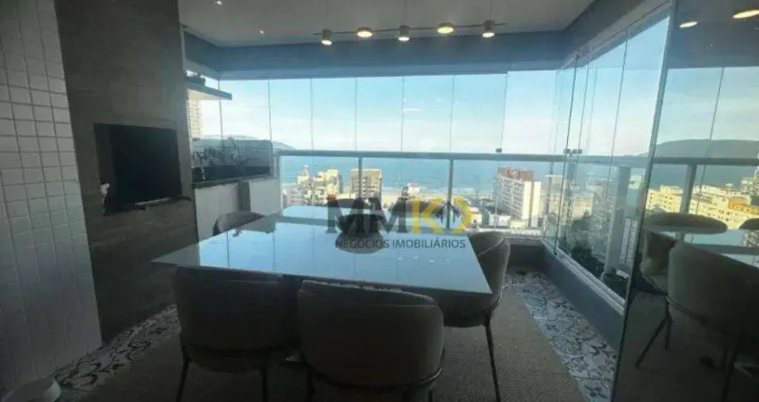 Apartamento com 1 dormitório para alugar, 64 m² por R$ 6.500,00/mês - Pompéia - Santos/SP