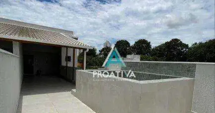 Cobertura com 3 dormitórios à venda, 140 m² por r$ 869.000,99 - jardim bela vista - santo andré/sp