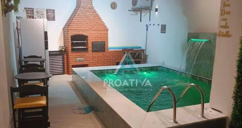 Sobrado com 3 dormitórios à venda, 309 m² por r$ 2.300.000,00 - jardim santo antônio - santo andré/sp