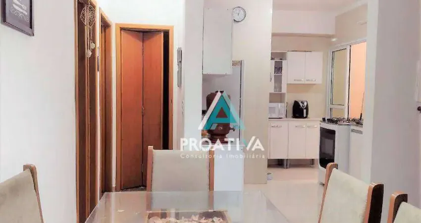 Apartamento com 2 dormitórios à venda, 62 m²  - Jardim Progresso - Santo André/SP