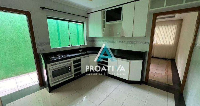 Casa com 2 dormitórios para alugar, 98 m² por R$ 2.908,39 - Parque das Nações - Santo André/SP