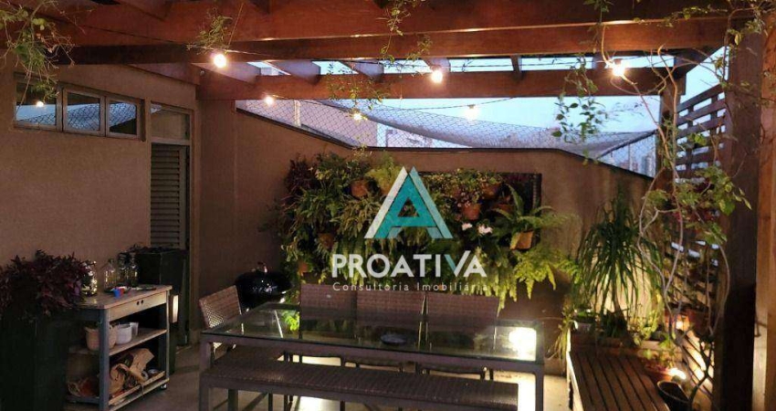 Cobertura à venda, 220 m² por R$ 1.810.000,00 - Campestre - Santo André/SP