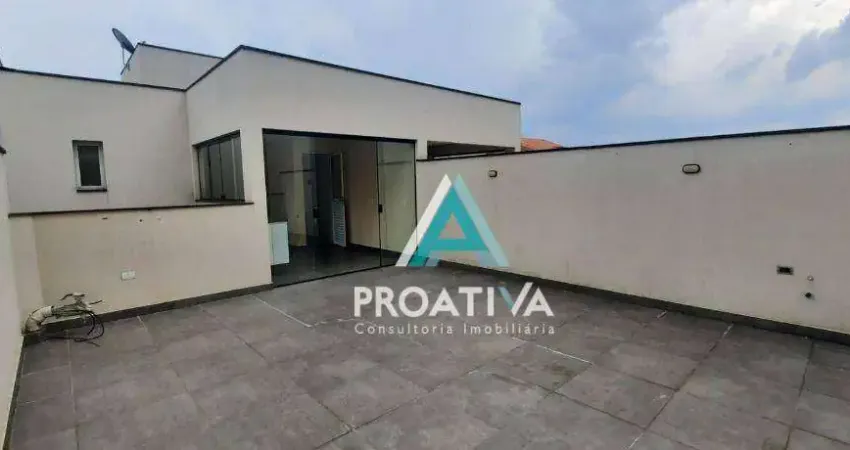 Cobertura para alugar, 140 m² por R$ 3.827,00/mês - Campestre - Santo André/SP