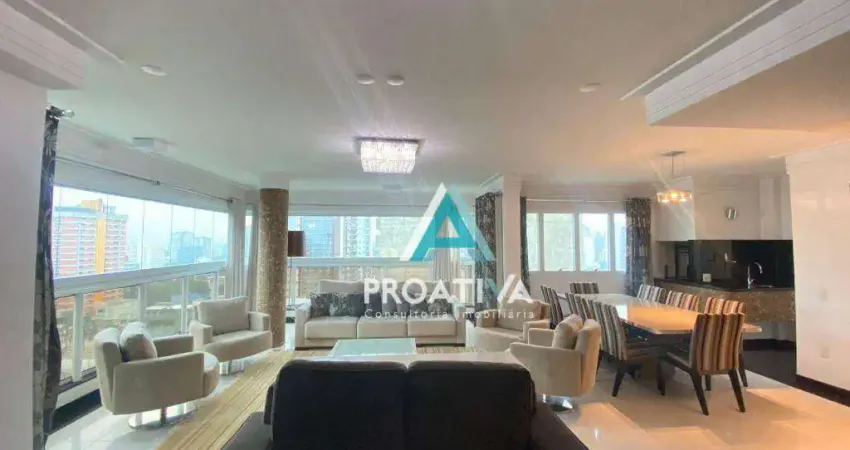 Apartamento com 3 dormitórios para alugar, 169 m² por r$ 9.914,00 - jardim - santo andré/sp