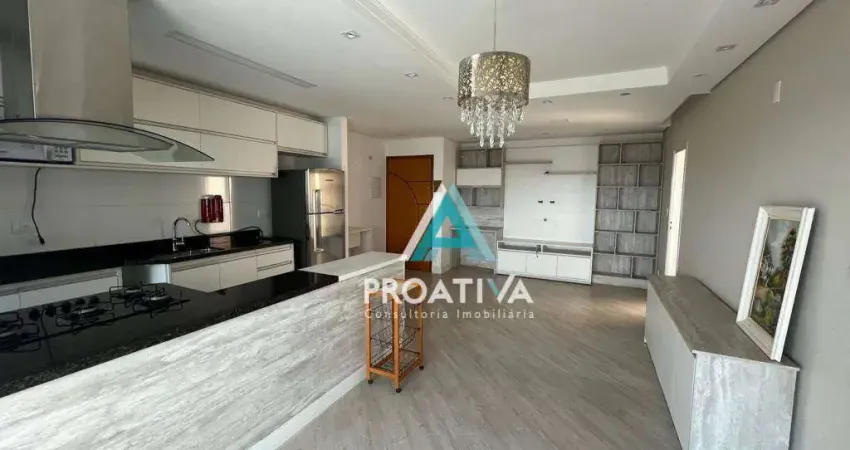 Apartamento com 2 dormitórios, 73 m² - venda por r$ 725.000,00 ou aluguel por r$ 5.141,67/mês - campestre - santo andré/sp