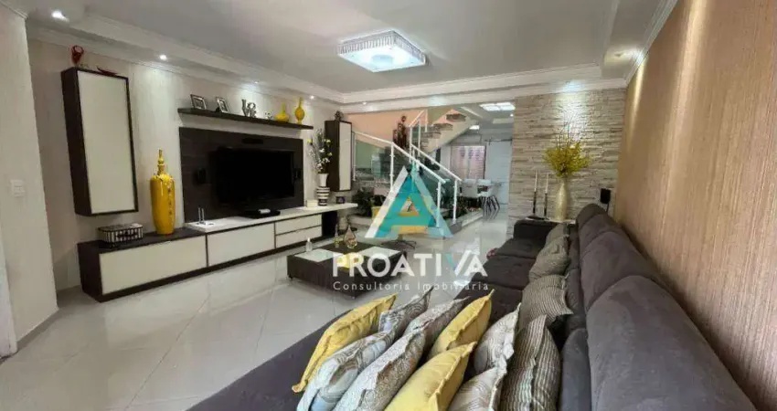 Sobrado à venda, 298 m² por R$ 1.780.000,09 - Vila Assunção - Santo André/SP