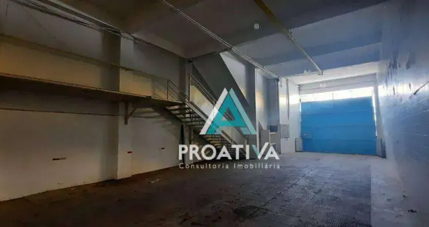 Galpão para alugar, 279 m² por r$ 9.817,51 - utinga - santo andré/sp