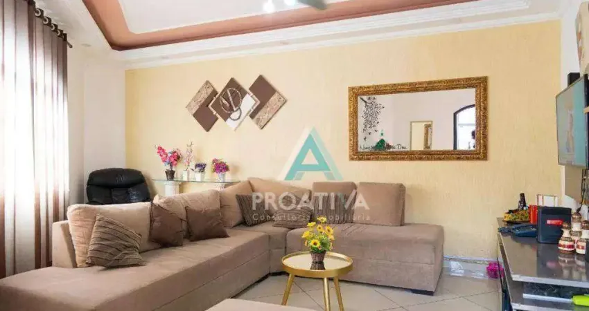 Sobrado com 3 quartos, sendo 1 suíte à venda, 185 m² por r$ 851.000,00 parque erasmo assunção - santo andré/sp.