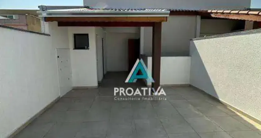Cobertura com 2 quartos, sendo 1 suíte à venda, 84 m² por 390.000 - jardim alvorada - santo andré/sp