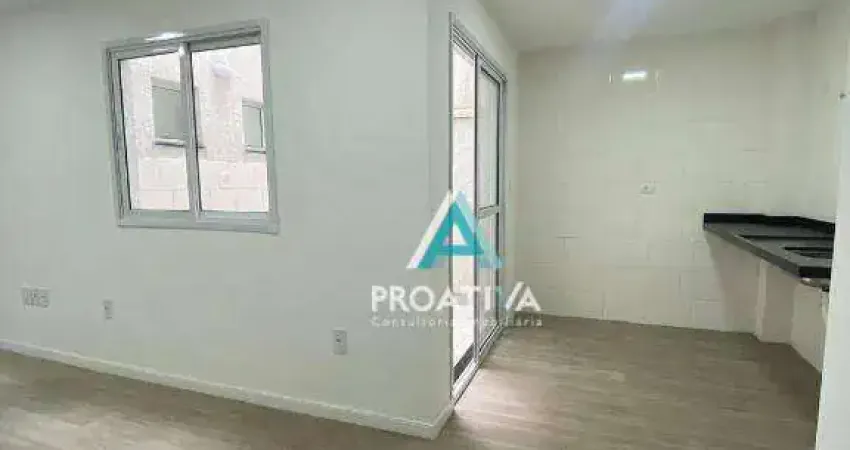 Apartamento com 2 dormitórios à venda, 44 m² por R$ 370.000,07 - Parque das Nações - Santo André/SP