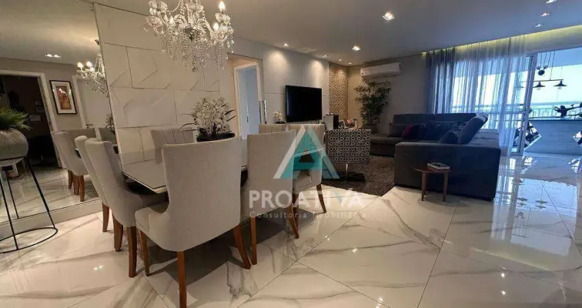 Apartamento com 3 dormitórios à venda, 144 m² - campestre - santo andré/sp