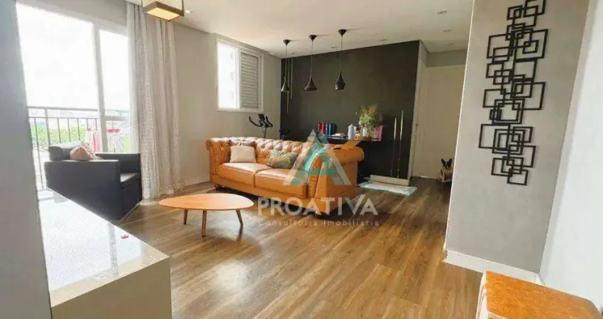 Apartamento com 2 dormitórios à venda, 60 m² por R$ 550.000,00 - Campestre - Santo André/SP