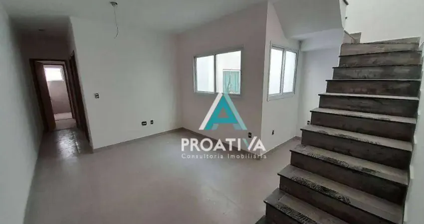 Cobertura com 2 dormitórios à venda, 104 m² por R$ 605.472,00 - Vila Eldízia - Santo André/SP