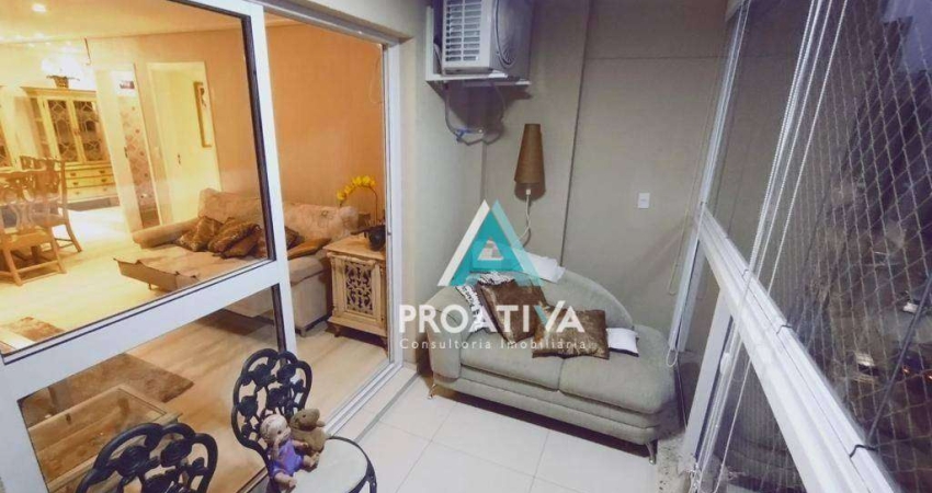 Apartamento à venda, 114 m² por R$ 950.000,05 - Vila Assunção - Santo André/SP