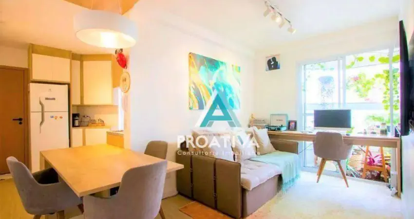 Apartamento com 2 dormitórios à venda, 60 m² por r$ 460.000,00 - casa branca - santo andré/sp