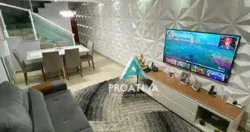 Sobrado com 3 dormitórios à venda, 139 m² por r$ 745.000,09 - utinga - santo andré/sp