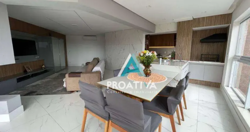 Apartamento com 3 dormitórios à venda, 160 m² - Vila Guiomar - Santo André/SP