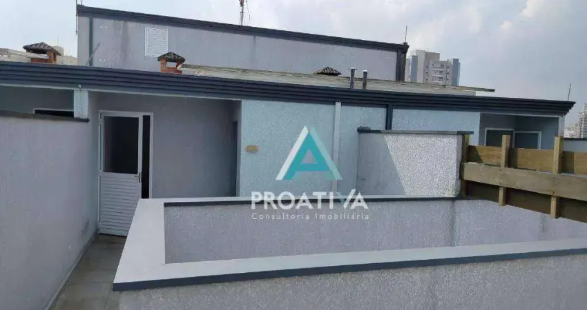 Cobertura com 2 dormitórios à venda, 120 m² por R$ 550.000,00 - Vila Pires - Santo André/SP