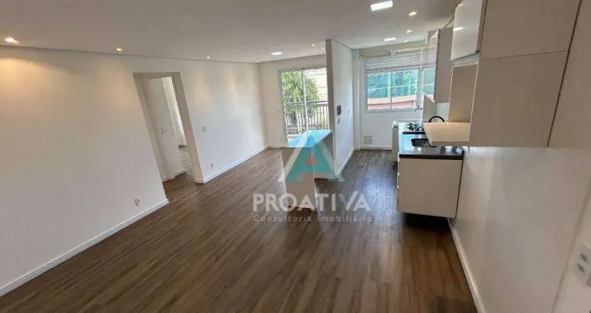 Apartamento para alugar, 55 m² por r$ 4.099,63/mês - jardim - santo andré/sp