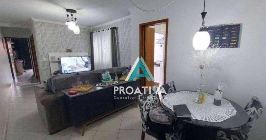 Apartamento com 2 dormitórios à venda, 70 m² - Vila Curuçá - Santo André/SP