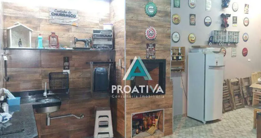 Casa com 3 dormitórios à venda, 161 m²- Vila Camilópolis - Santo André/SP