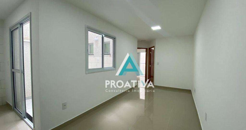 Apartamento com 2 dormitórios à venda, 47 m² por R$ 345.700,07 - Parque das Nações - Santo André/SP