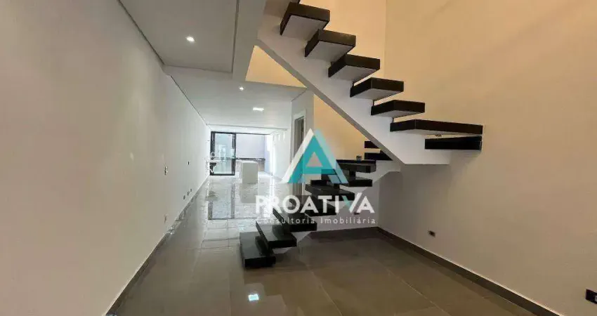 Sobrado com 3 dormitórios à venda, 146 m²  - vila camilópolis - santo andré/sp