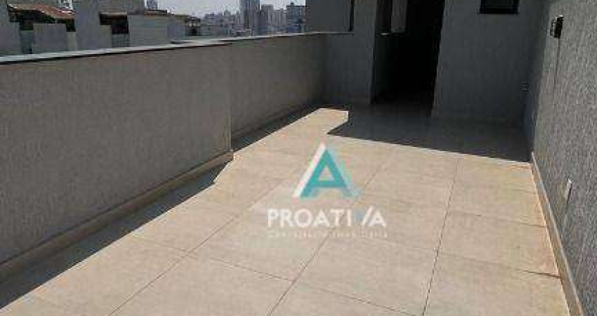 Cobertura com 2 dormitórios à venda, 91 m² por R$ 550.000,00 - Santa Maria - Santo André/SP