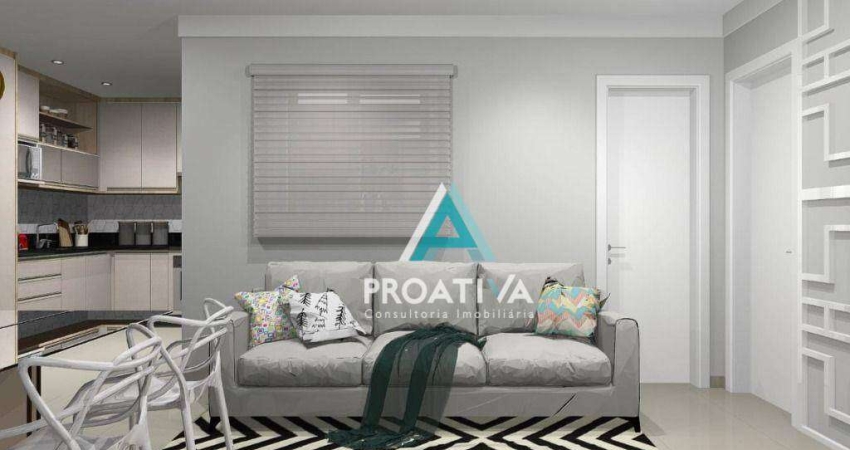 Apartamento à venda, 50 m² por R$ 475.000,00 - Campestre - Santo André/SP