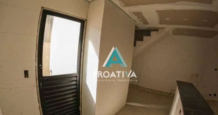 Sobrado com 2 dormitórios à venda, 56 m² por r$ 350.000,00 - vila valparaíso - santo andré/sp