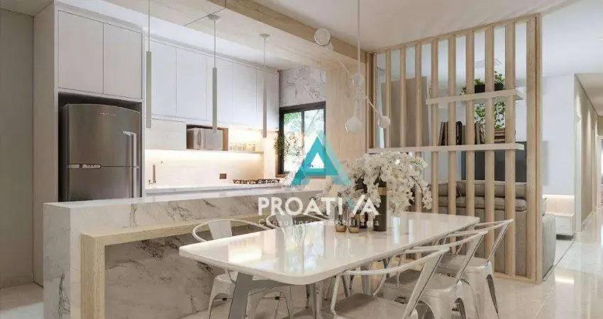 Apartamento com 3 dormitórios à venda, 113 m² por r$ 980.000,09 - jardim - santo andré/sp