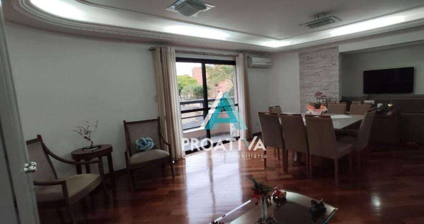 Apartamento com 3 dormitórios à venda, 143 m²- Vila Guiomar - Santo André/SP