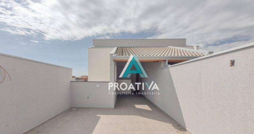 Cobertura com 2 dormitórios à venda, 88 m² - Vila Guarani - Santo André/SP